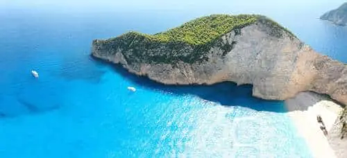 Navagio - blaues Meer