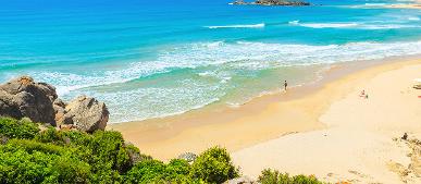 Ansicht Spiaggia Su Giudeu Sardinien