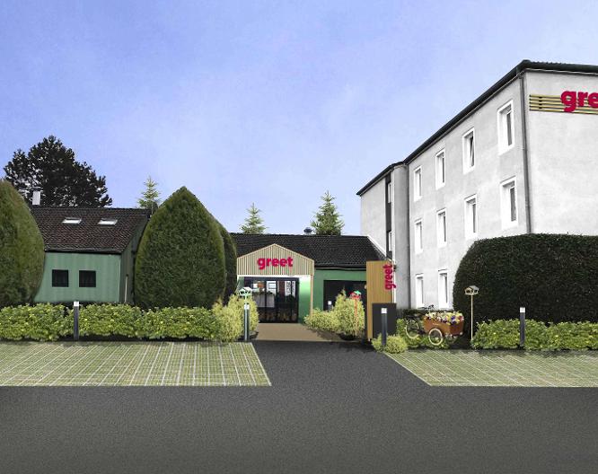 Greet Hotel Montbéliard - Außenansicht