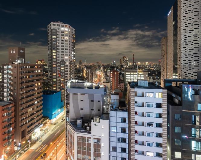 E-Hotel Higashi Shinjuku - Außenansicht