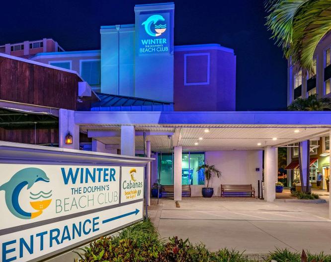 Winter The Dolphin's Beach Club, Ascend Hotel Collection - Außenansicht