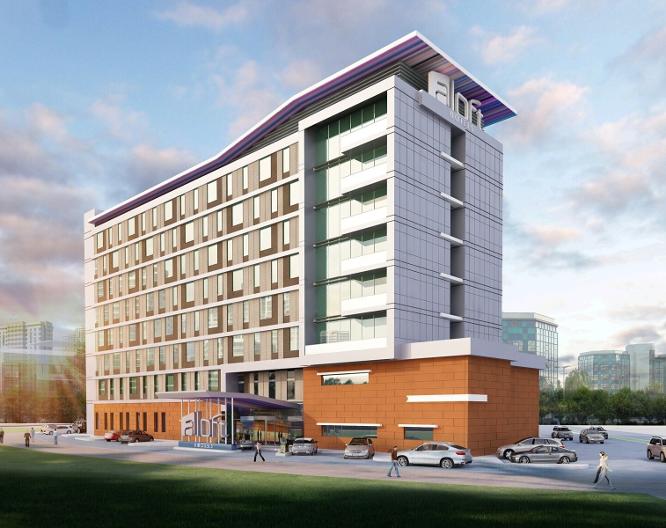 Aloft Dubai South - Außenansicht